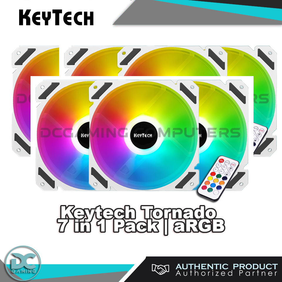 Keytech Tornado 7 in 1 Pack aRGB | WHITE